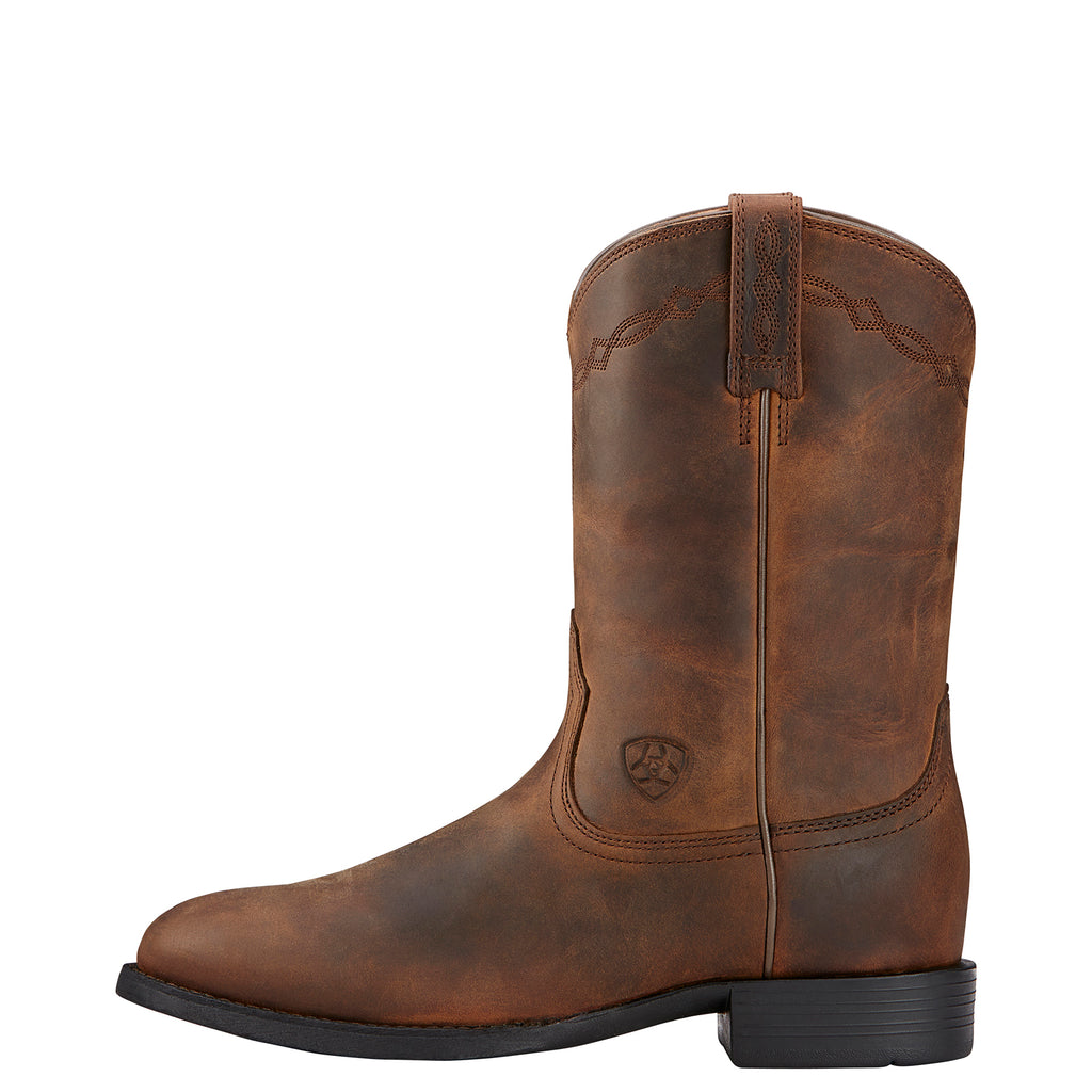 Deerskin clearance roper boots