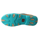 Slip on Driving Moc turquoise woven
